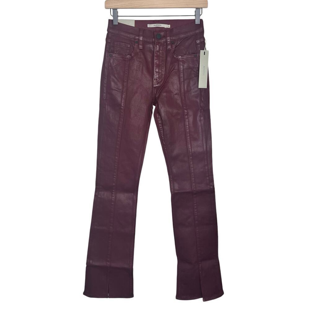 New Women’s Hudson Barbara High-Rise Baby Bootcut Jean w/ Slit Hem Size 25 - Picture 2 of 11